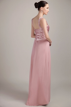 Dusty Rose A-line Chiffon Mother Of The Groom Dress With Jacket  