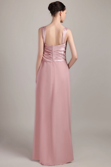Dusty Rose A-line Chiffon Mother Of The Groom Dress With Jacket  