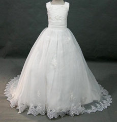 Pretty White Mini Bridal Gown With Bolero 