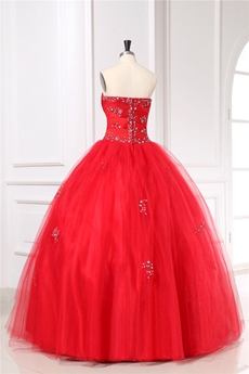Gorgeous Red Mexican Quinceanera Dresses
