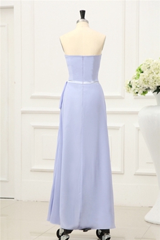 Glamour Lavender Chiffon Long Bridesmaid Dresses