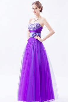 Attractive Sweetheart Purple And Lavender Princess Quinceanera Dress 