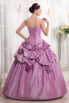 Unique Strapless Neckline Ball Gown Full Length Lilac Quinceanera Dress With Short Sleeves Jacket 