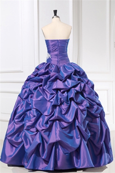 Affordable Sweetheart Lavender Puffy Quinceanera Dresses