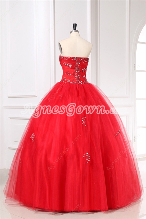 Gorgeous Red Mexican Quinceanera Dresses