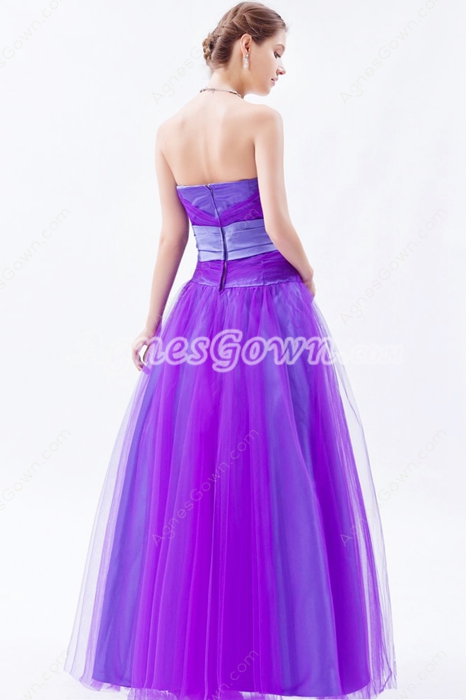 Attractive Sweetheart Purple And Lavender Princess Quinceanera Dress 