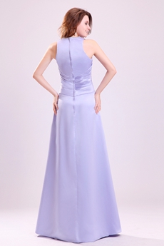 Exclusive V-neckline Sleeveless Full Length Lavender Mother Of The Bride Dress 