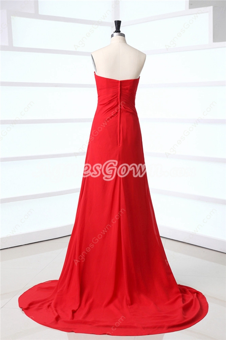 George Red Sweetheart Evening Dresses