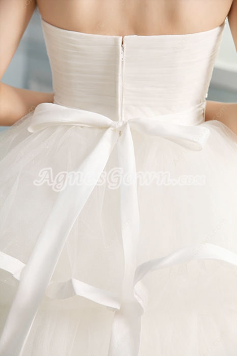 Impressive Sweetheart Neckline Ball Gown 3 Tiered Quinceanera Dress 