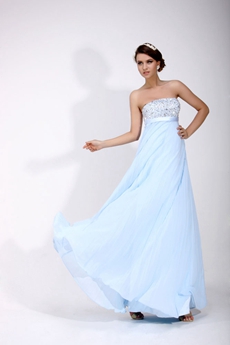 Terrific Tiffany Blue Maternity Prom Dress 
