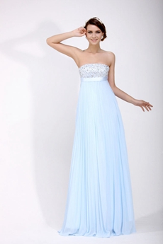Terrific Tiffany Blue Maternity Prom Dress 