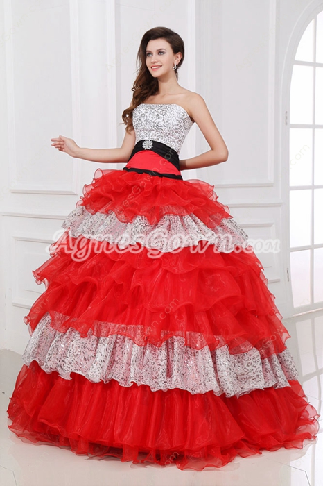 Special Colorful Quinceanera Dress 