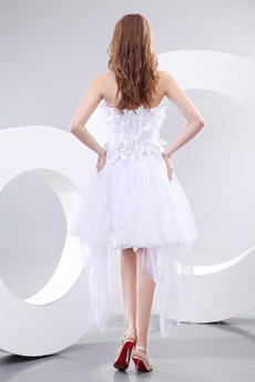 Marvelous Strapless White Quince Dress For Damas 