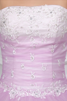 Dramatic Pale Pink Sweet 15 Ball Gown 