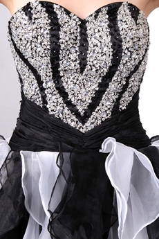 Special Sweetheart Black & White Sweetheart 16 Dress 