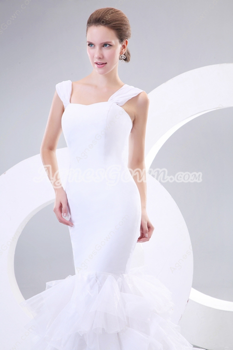 Charming Double Straps Mermaid/Fishtail Wedding Dress 