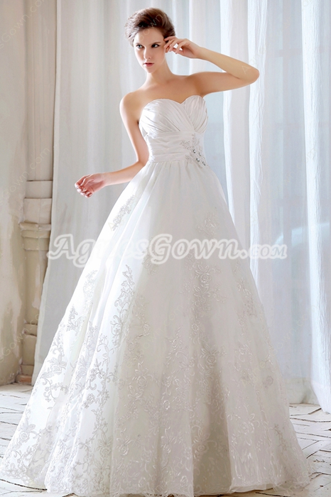 Exquisite Princess Lace Wedding Dress 2016