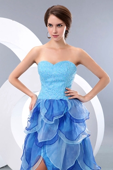 Colorful Sweetheart Rainbow Sweet Sixteen Dress With Exquisite Beads 