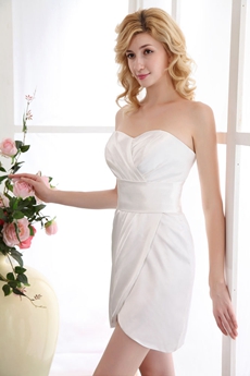 Modest Ivory Satin Mother Of The Groom Dress 