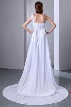 Charming One Straps Empire Maternity Wedding Dress 