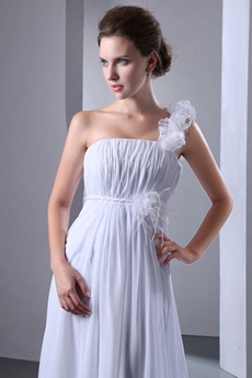 Charming One Straps Empire Maternity Wedding Dress 