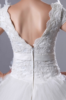 Glamour Off The Shoulder Bridal Dress 