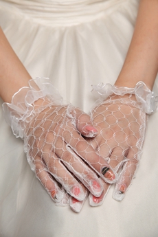 Bohemian Fishnet Glove For Wedding 