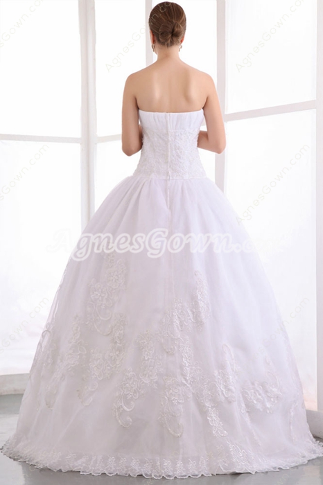 Dreamed Ball Gown Lace Bridal Dress 