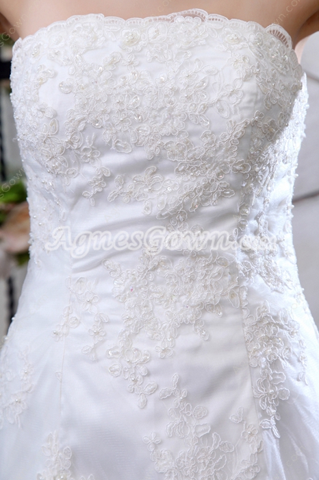 A-line Lace Wedding Dress 1950