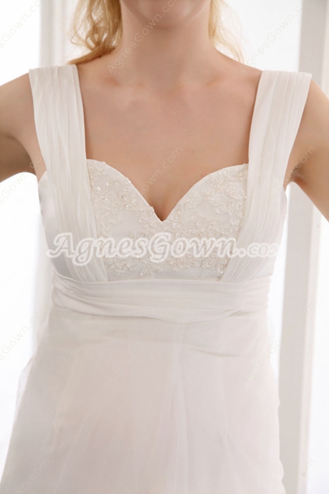 Casual Lace Maternity Wedding Gown 