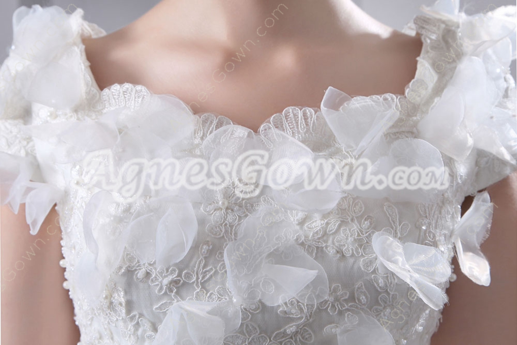 Glamour Off The Shoulder Bridal Dress 