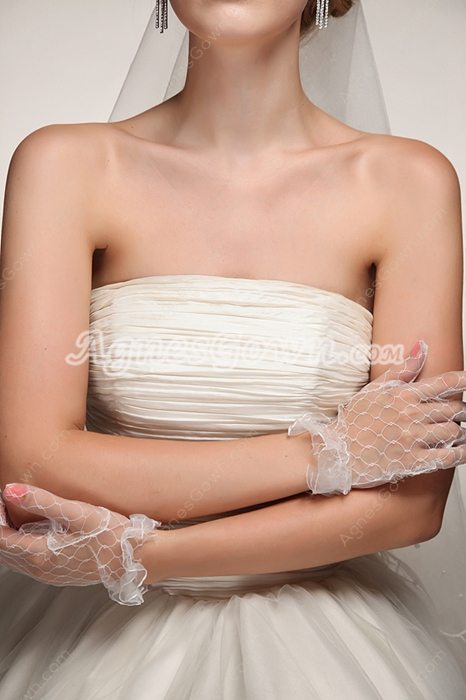 Bohemian Fishnet Glove For Wedding 