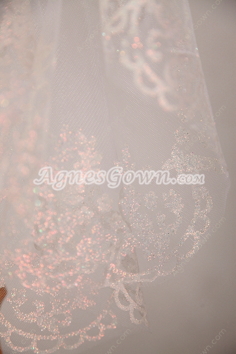 Charming Lace Tulle Wedding Veil 