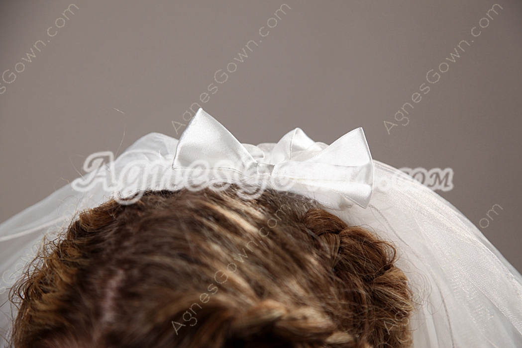 Romantic 4 Layered Church Wedding Veil 