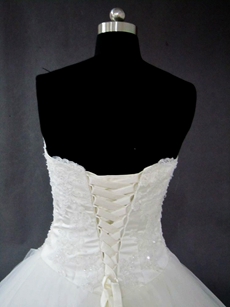 Romantic White Princess Ball Gown