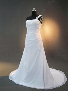 Stunning Straps A-line Beach Wedding Dresses