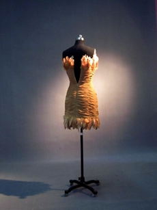 Terrific Brown Feathered Cocktail Dresses