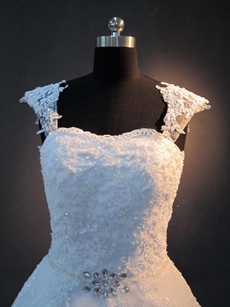 Vintage Princess Lace Wedding Dresses for Plus Size