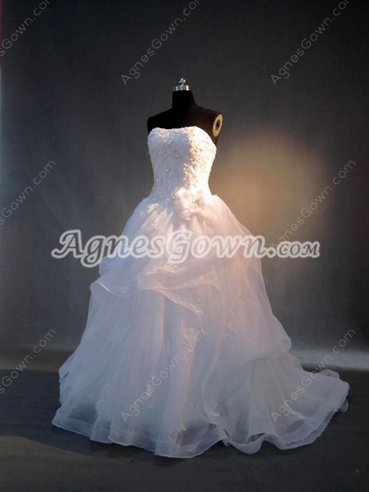 Terrific Ball Gown Bridal Dresses With Lace Appliques 