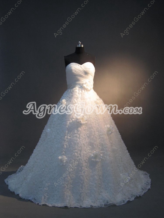 Dazzling Sweetheart Princess Ball Gown Wedding Dresses