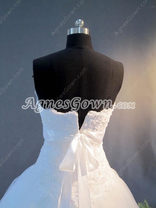 Gorgeous Strapless Outdoor Wedding Dresses