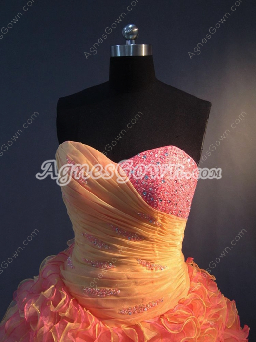 Glamorous Colorful Quinceanera Dresses 2016 with Ruffles