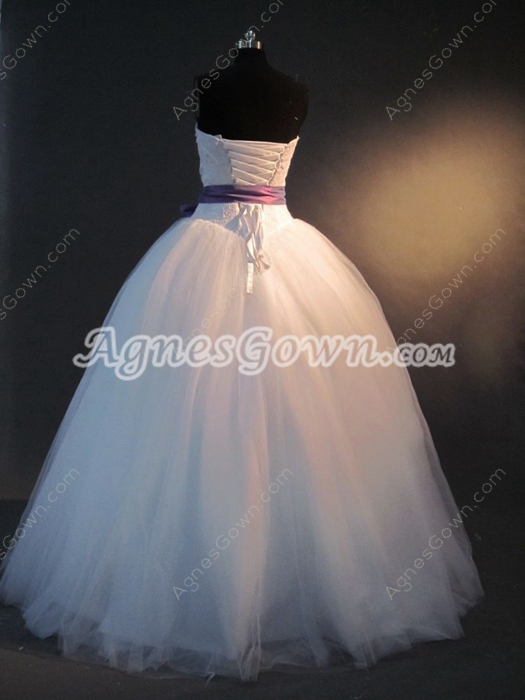 Charming White Puffy Sweet 15 Dresses