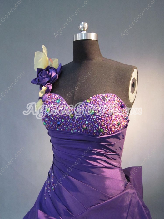 Sweet Colorful Petite One Shoulder Quinceanera Dresses