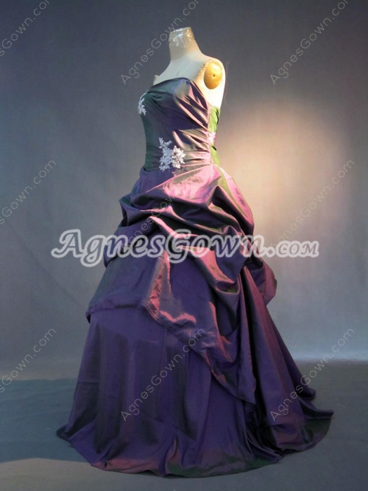 Cheap Grape Plus Size Quinceanera Dresses