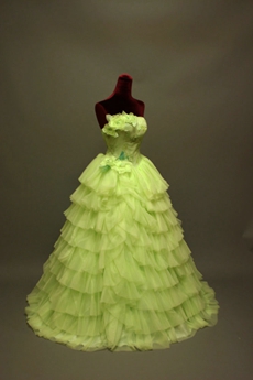 Charming Lime Green Vestido de Quinceanera Dresses