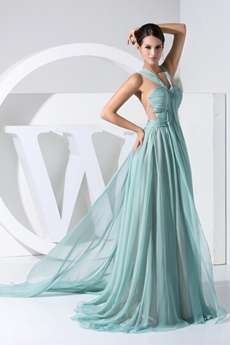 Beautiful Jade Green Prom Dress 