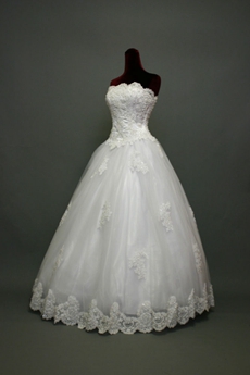 Beautiful White Strapless Quincenera Dresses