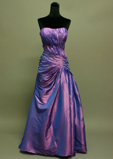 Terrific Lavender Taffeta Military Ball Dresses With Ruched Bodice 