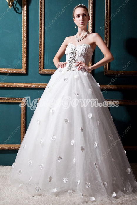 Dreamed Sweetheart Ball Gown Wedding Dress With Appliques 